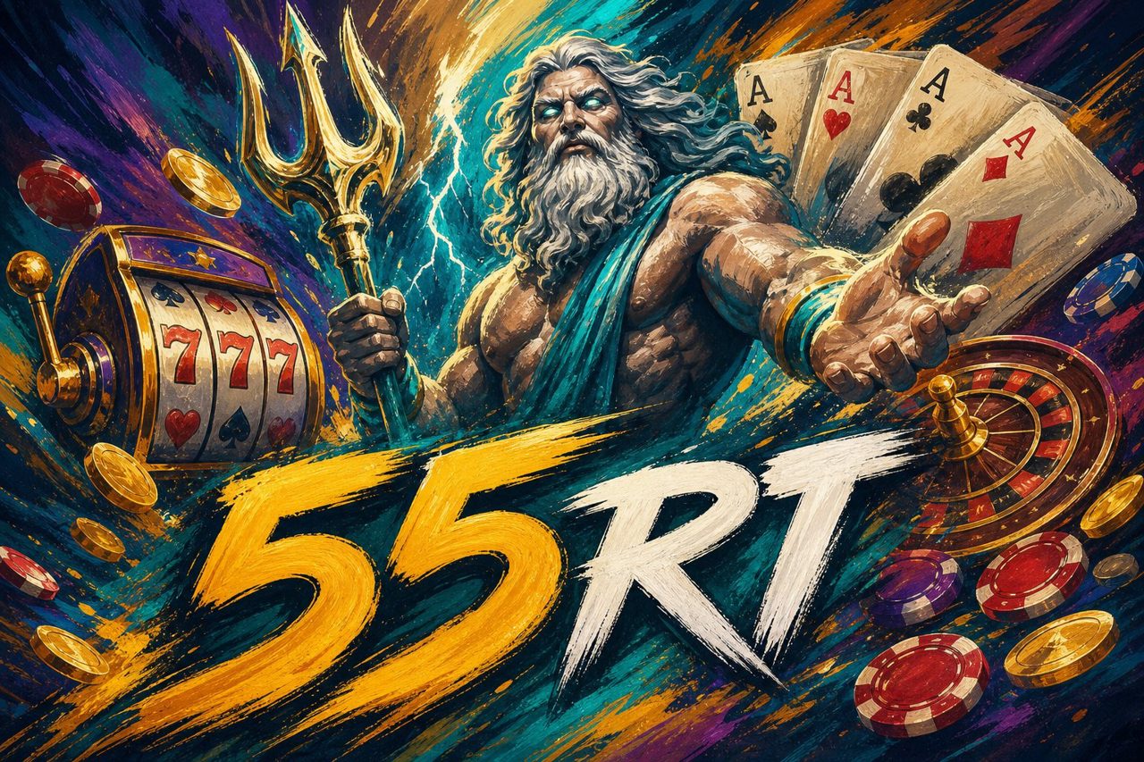Ilustrasi halaman syarat dan ketentuan 55RT dengan daftar aturan acara dan hadiah